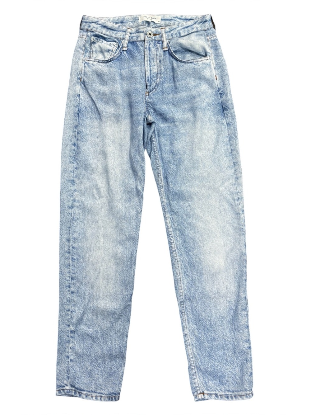 Rag & Bone Rosa Liquid Miramar Pant Printed Jeans Light Wash Luna Size 23